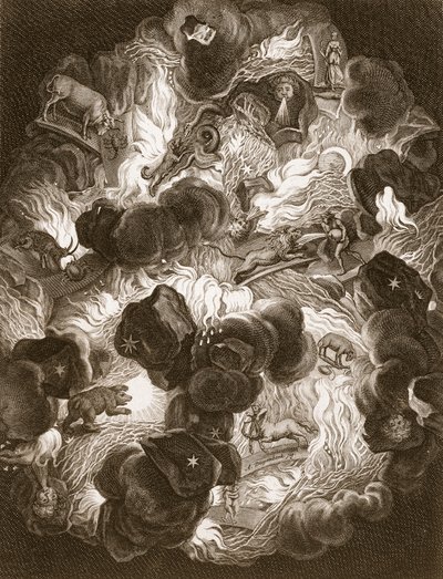 Le Chaos, gravé par Bernard Picart (1673-1733), 1731 - Abraham van Diepenbeeck